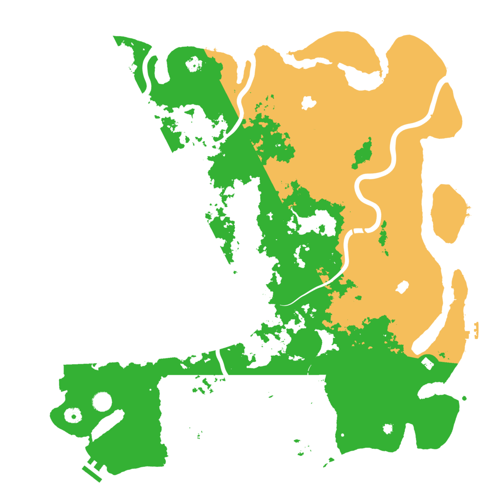 Biome Rust Map: Procedural Map, Size: 4500, Seed: 672151027