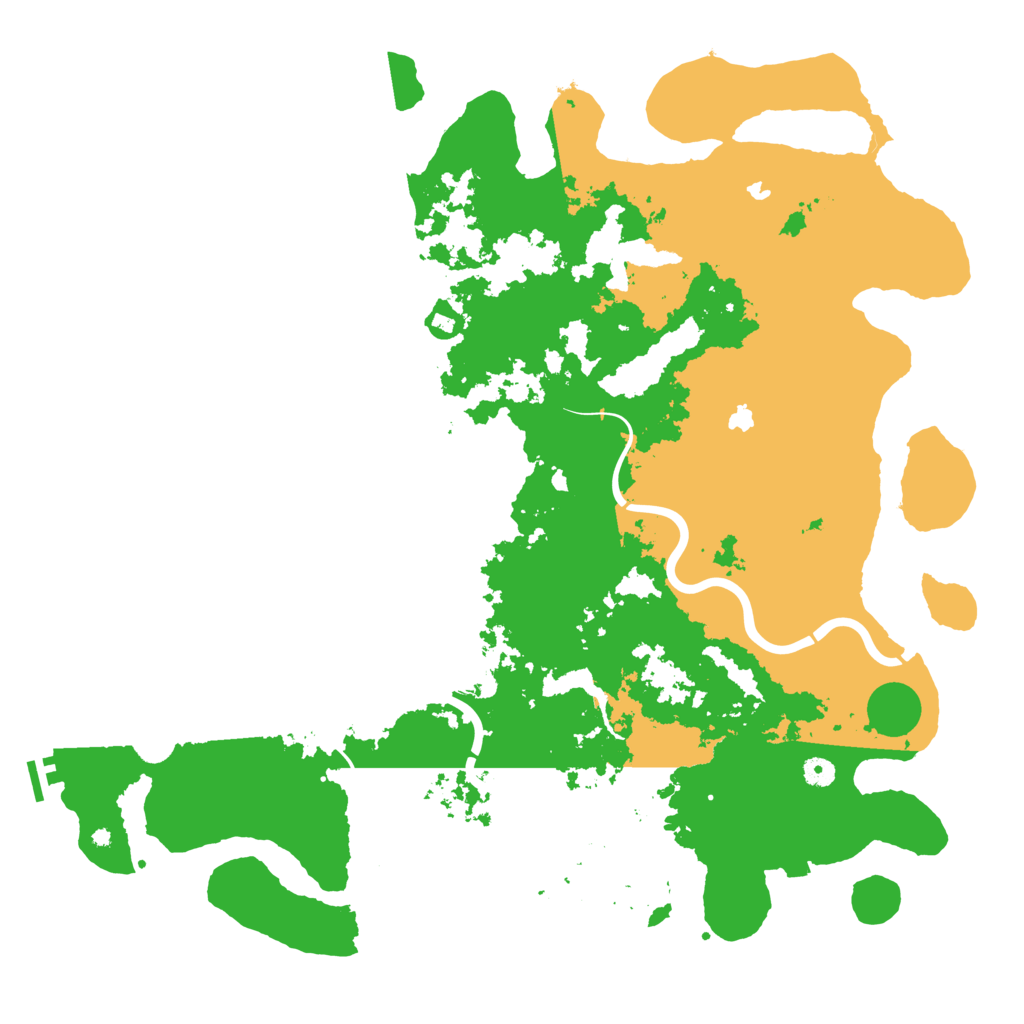 Biome Rust Map: Procedural Map, Size: 5000, Seed: 778456