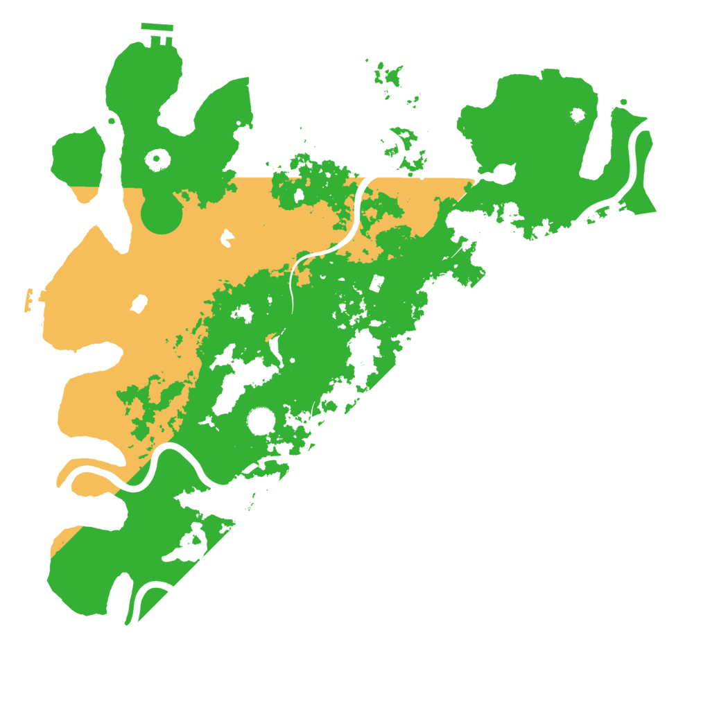 Biome Rust Map: Procedural Map, Size: 4500, Seed: 968039646