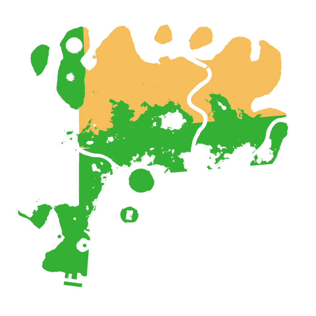 Biome Rust Map: Procedural Map, Size: 3500, Seed: 797113570