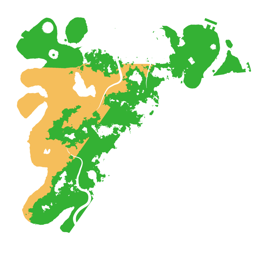 Biome Rust Map: Procedural Map, Size: 4000, Seed: 439764843