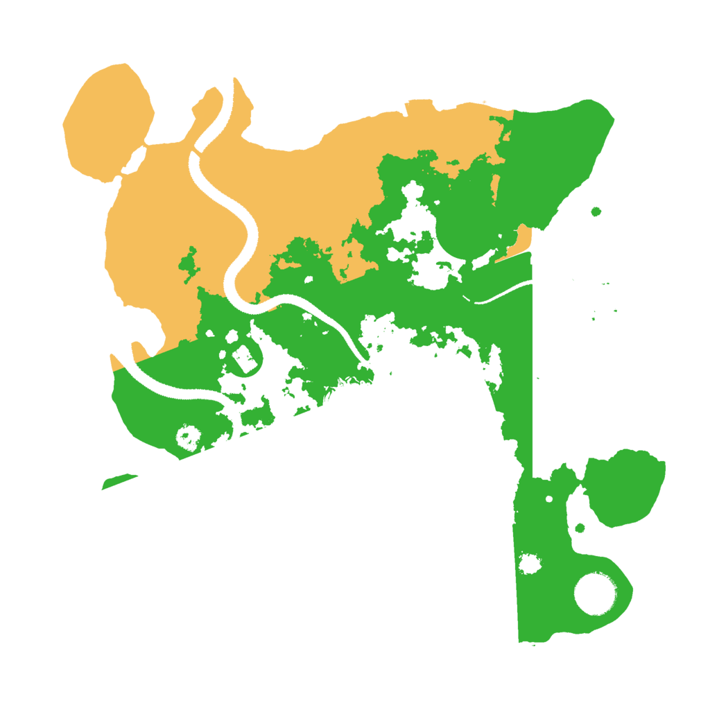 Biome Rust Map: Procedural Map, Size: 3000, Seed: 1820580716