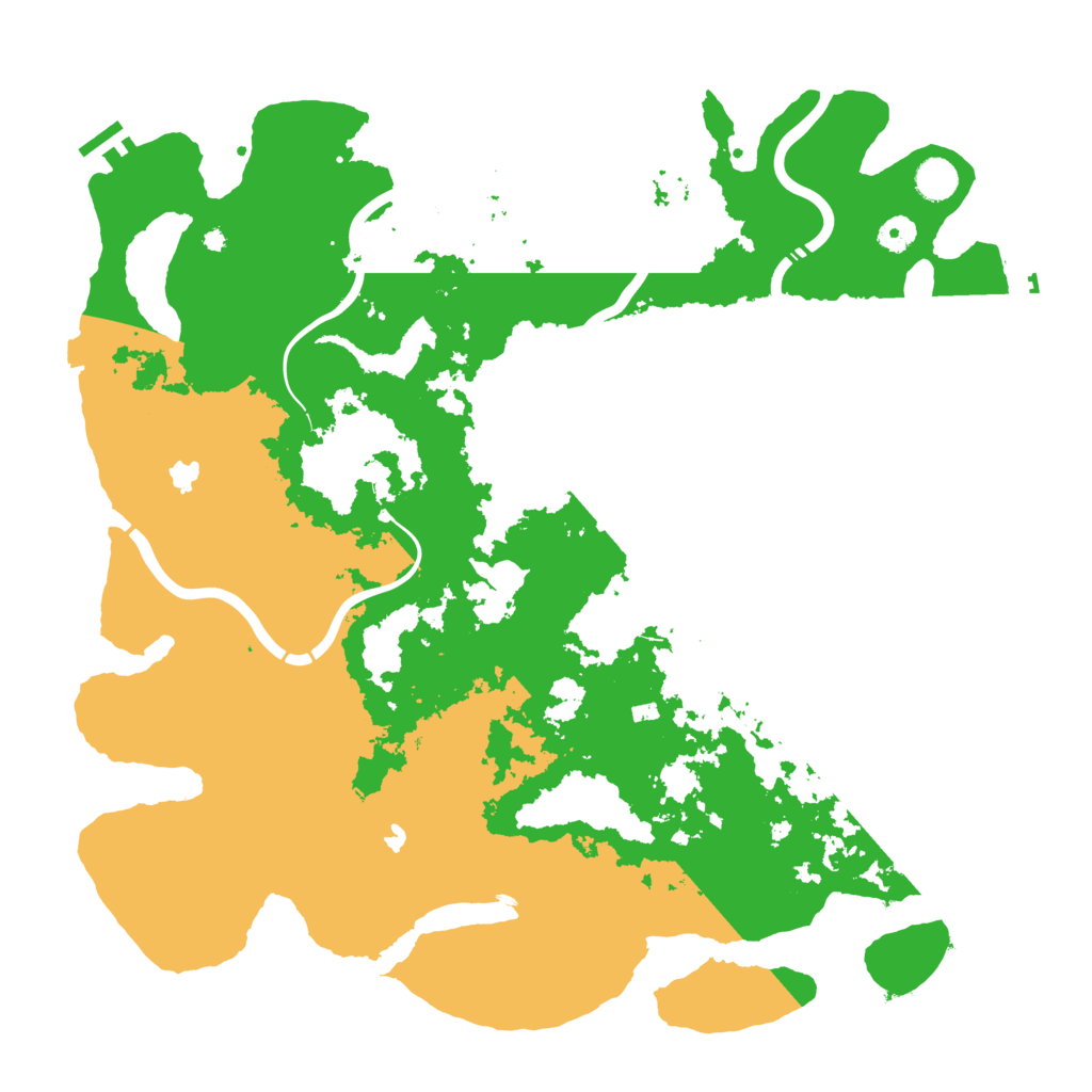 Biome Rust Map: Procedural Map, Size: 4500, Seed: 1457704316