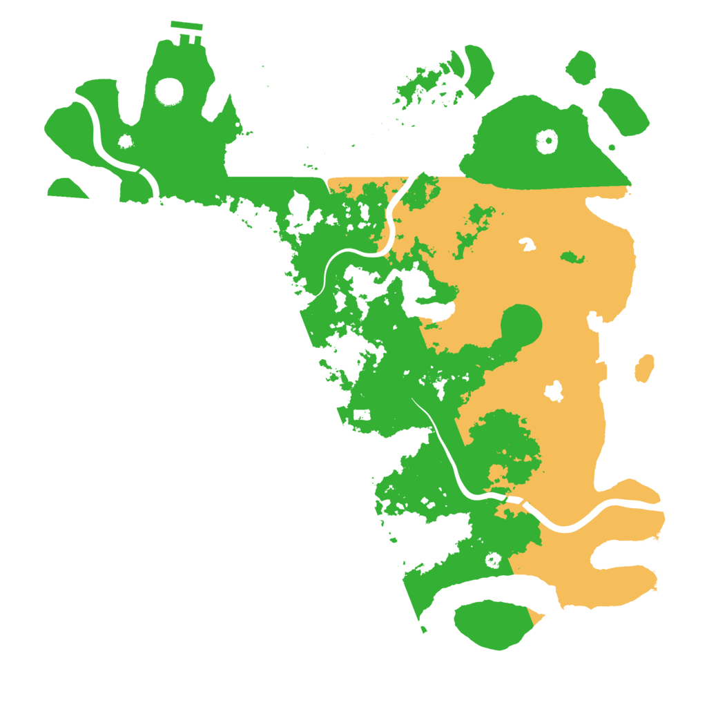 Biome Rust Map: Procedural Map, Size: 4500, Seed: 1602807170