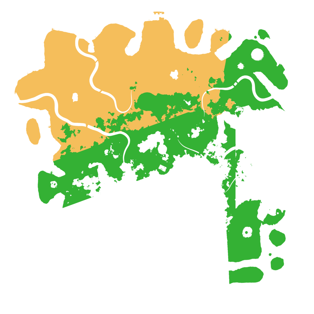 Biome Rust Map: Procedural Map, Size: 4500, Seed: 4658478