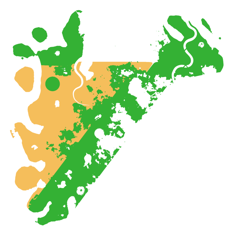 Biome Rust Map: Procedural Map, Size: 4500, Seed: 2027741674