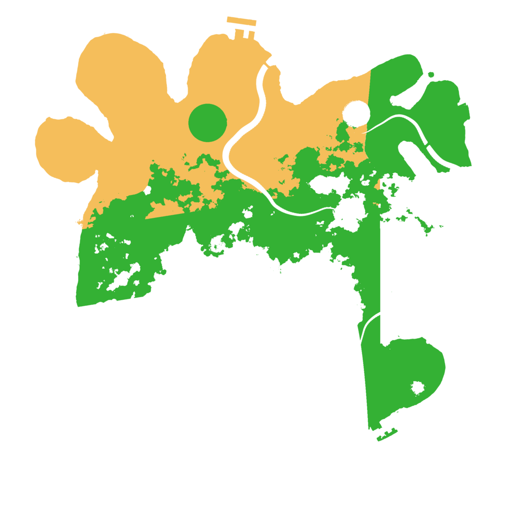 Biome Rust Map: Procedural Map, Size: 3500, Seed: 1422620797