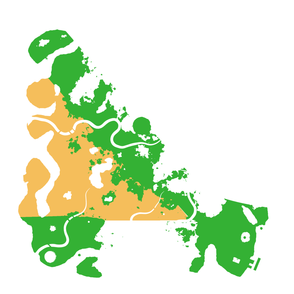 Biome Rust Map: Procedural Map, Size: 4500, Seed: 453831780