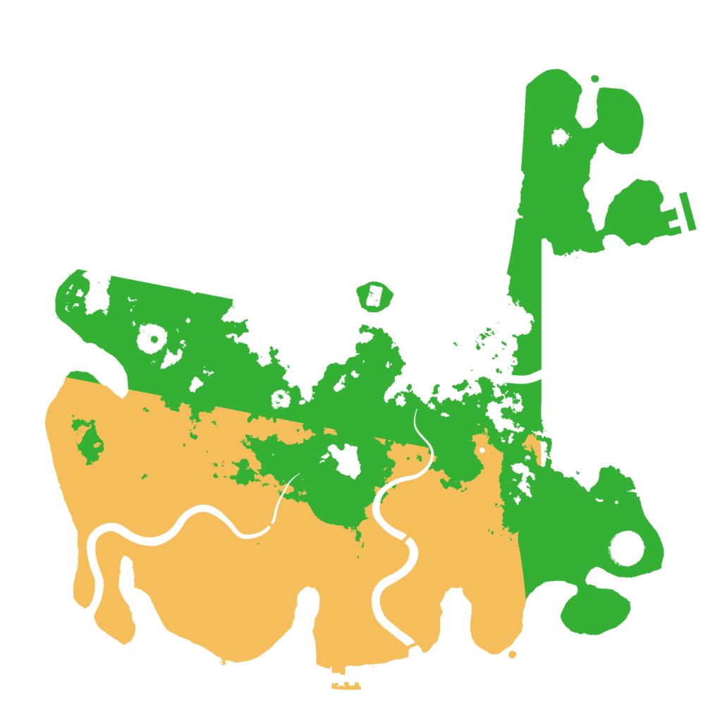 Biome Rust Map: Procedural Map, Size: 3750, Seed: 1784391968