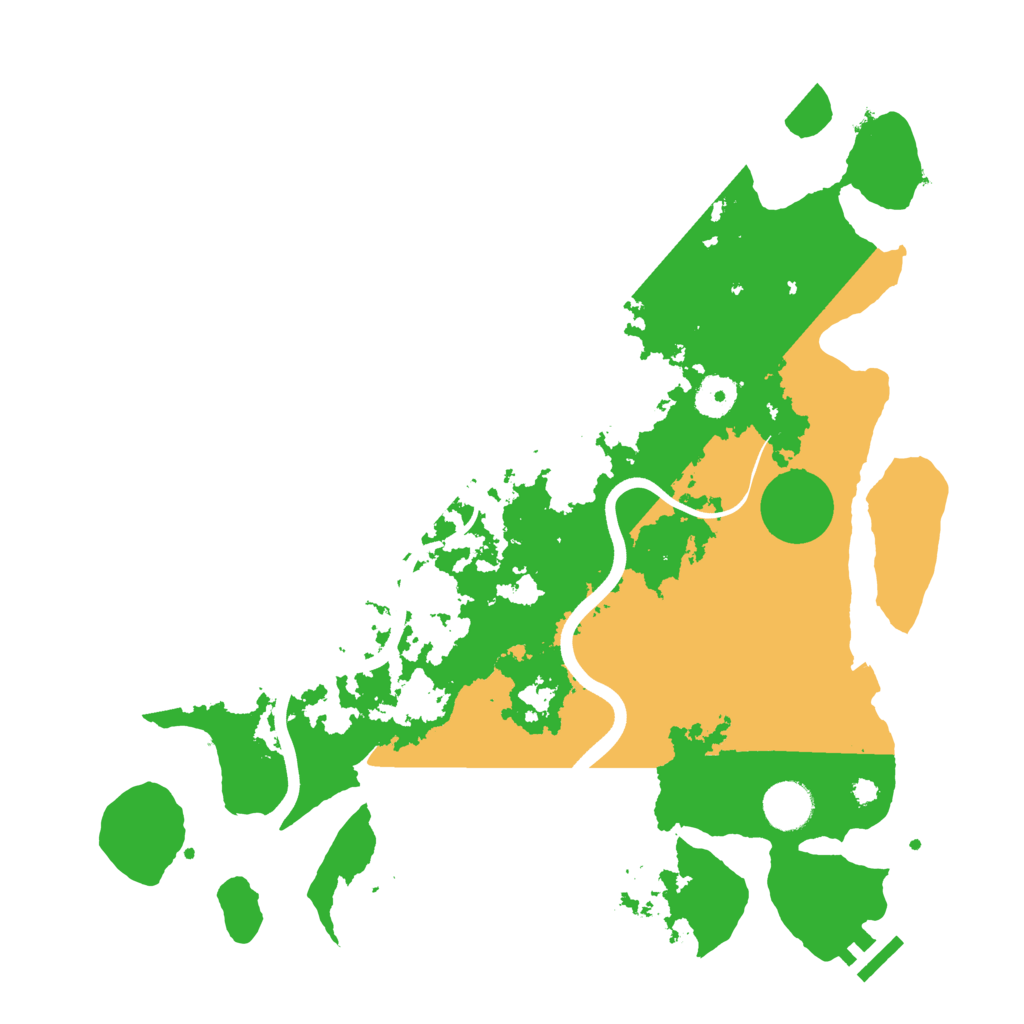Biome Rust Map: Procedural Map, Size: 3700, Seed: 1297468098