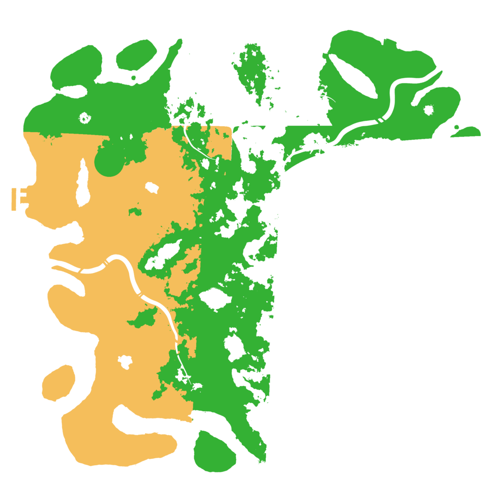 Biome Rust Map: Procedural Map, Size: 4500, Seed: 989571143