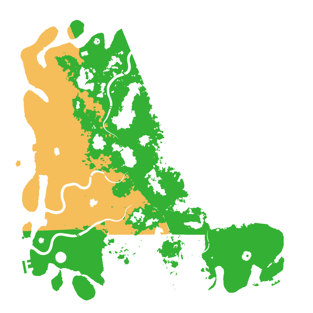 Biome Rust Map: Procedural Map, Size: 5000, Seed: 1061192132