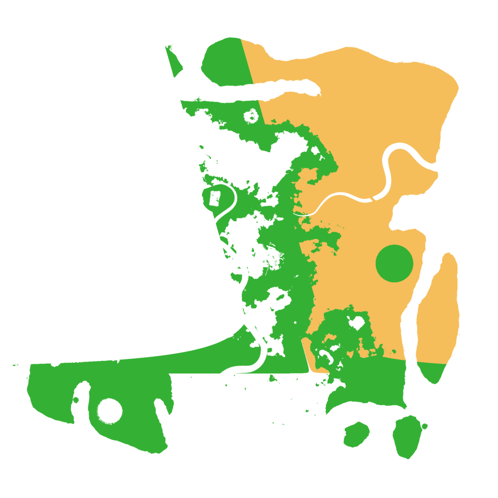 Biome Rust Map: Procedural Map, Size: 3500, Seed: 1385809698