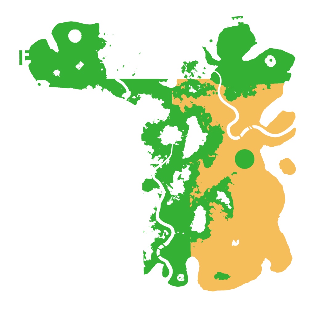 Biome Rust Map: Procedural Map, Size: 4250, Seed: 670750629