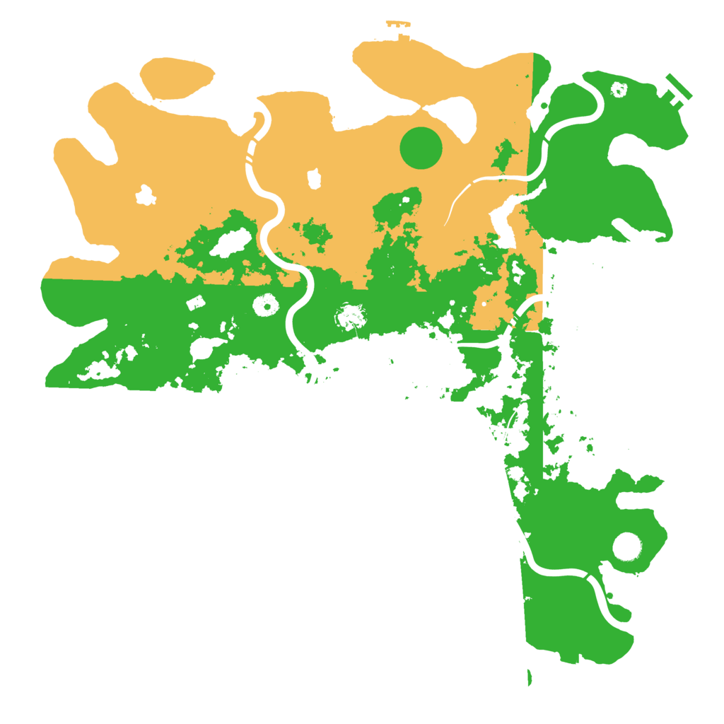 Biome Rust Map: Procedural Map, Size: 4500, Seed: 806406411