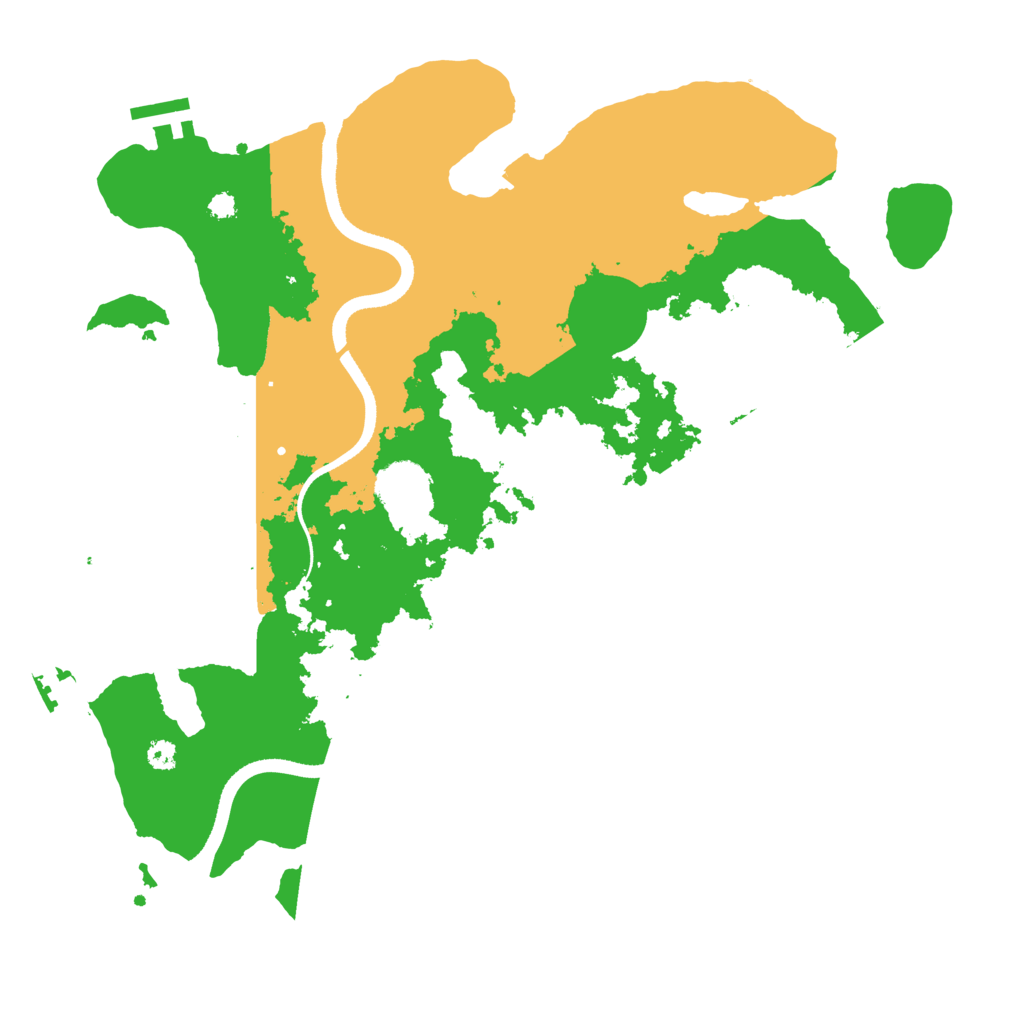 Biome Rust Map: Procedural Map, Size: 3500, Seed: 135008203
