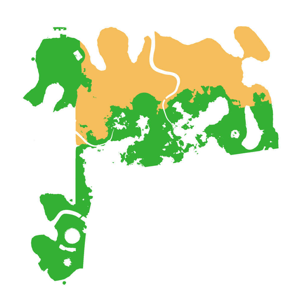Biome Rust Map: Procedural Map, Size: 3500, Seed: 1992416363