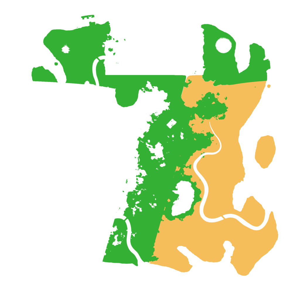 Biome Rust Map: Procedural Map, Size: 3500, Seed: 1065040515