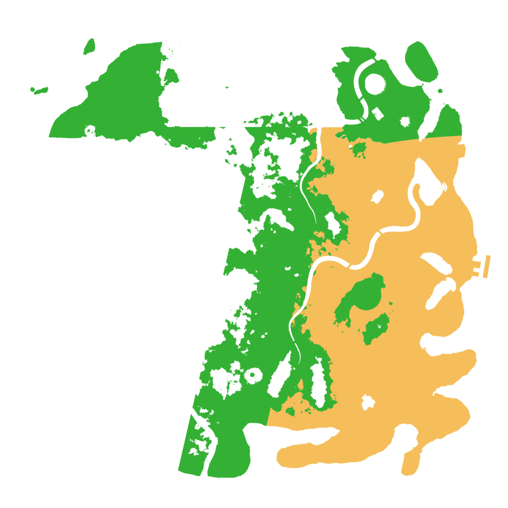 Biome Rust Map: Procedural Map, Size: 4500, Seed: 771668207