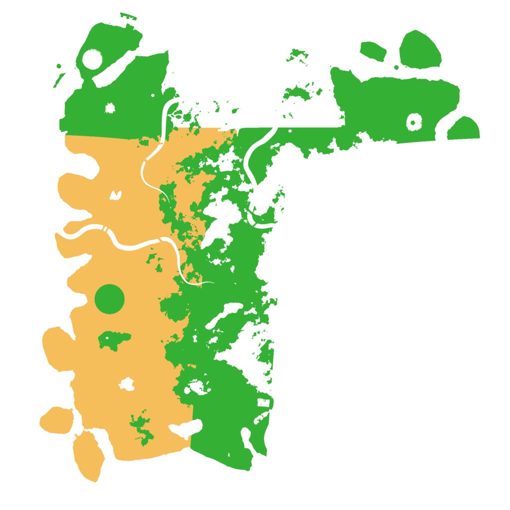 Biome Rust Map: Procedural Map, Size: 4500, Seed: 745460082