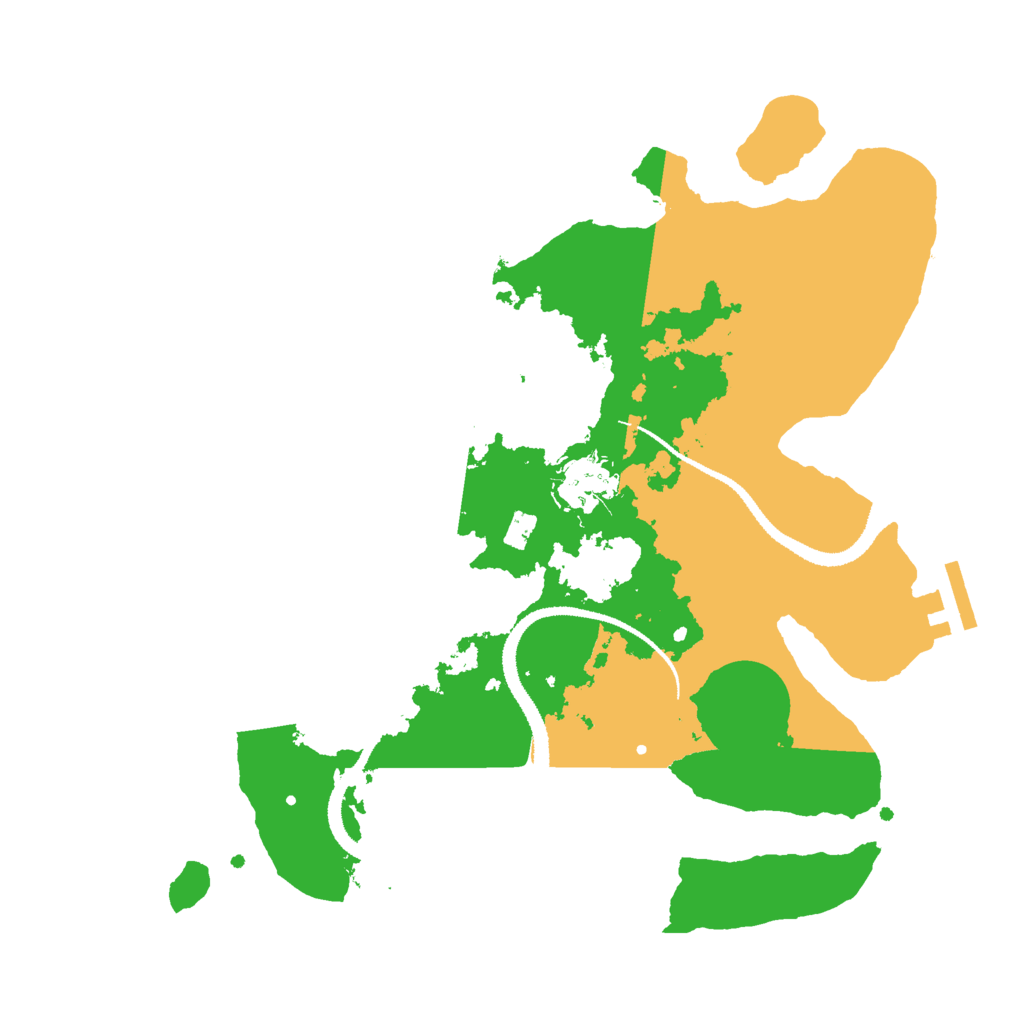 Biome Rust Map: Procedural Map, Size: 3000, Seed: 762456