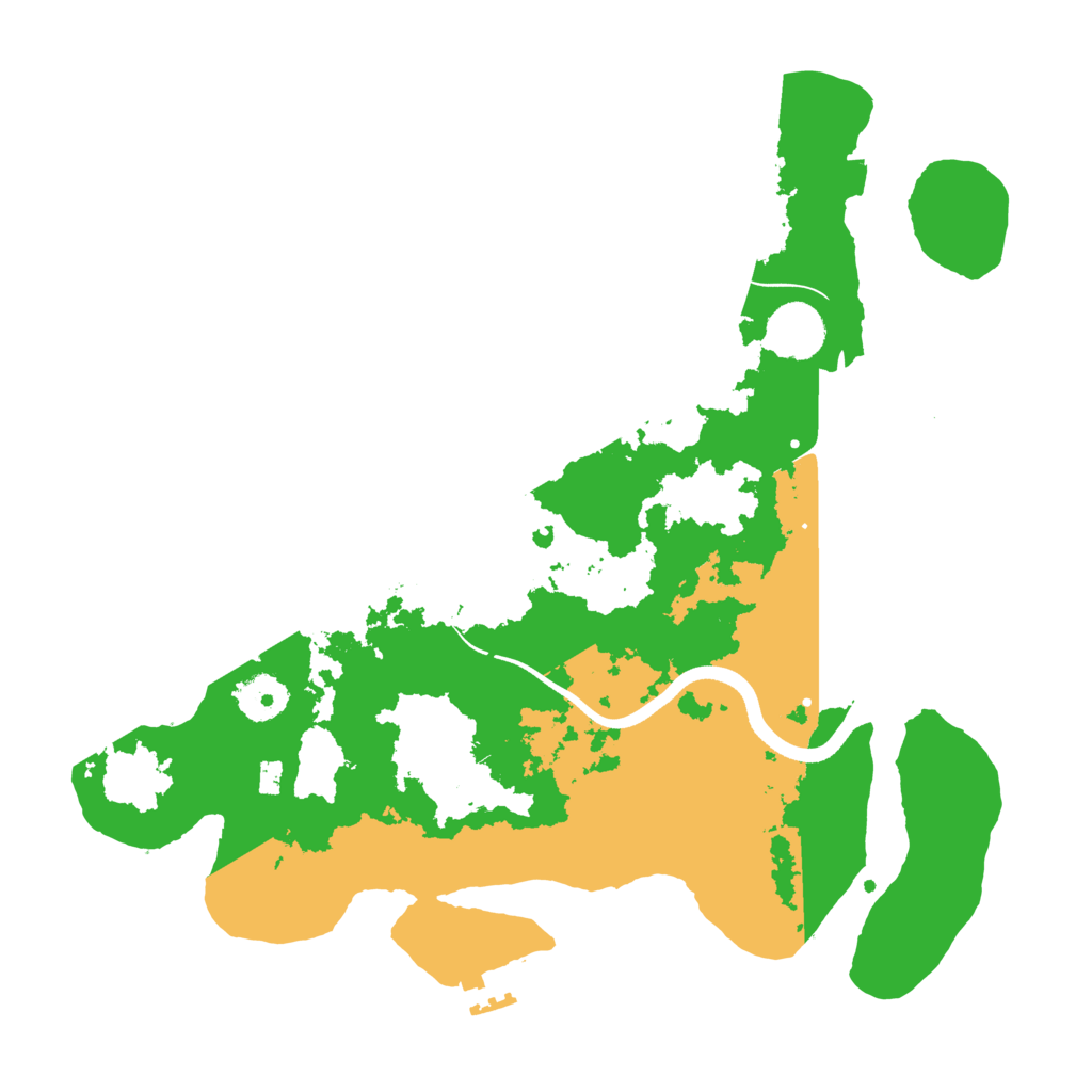 Biome Rust Map: Procedural Map, Size: 3500, Seed: 1282411595