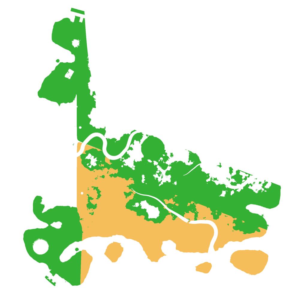 Biome Rust Map: Procedural Map, Size: 3500, Seed: 1891892006