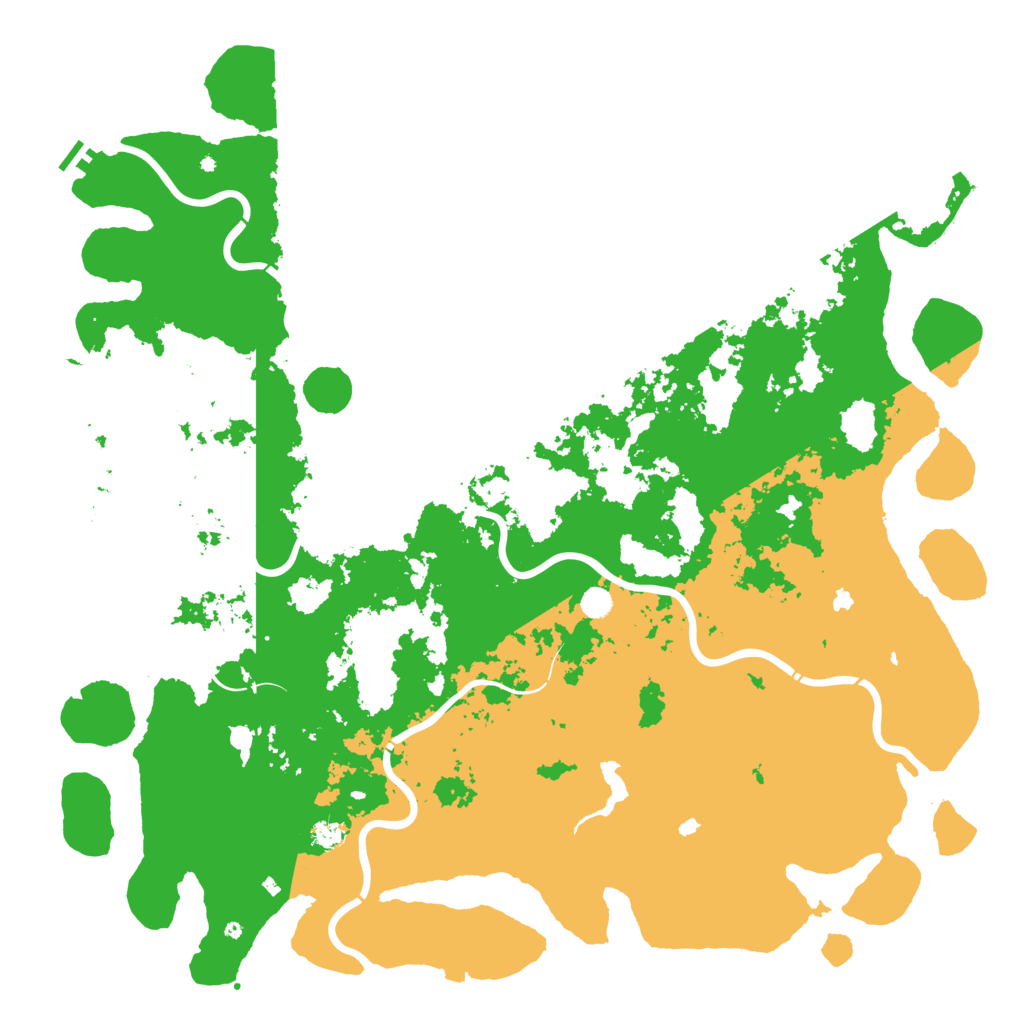 Biome Rust Map: Procedural Map, Size: 6000, Seed: 6327245