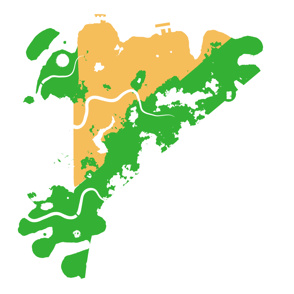 Biome Rust Map: Procedural Map, Size: 4000, Seed: 18298