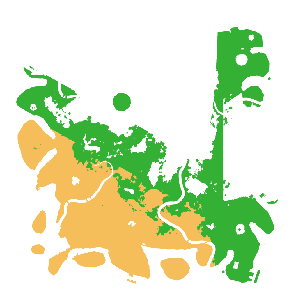 Biome Rust Map: Procedural Map, Size: 4500, Seed: 44133722