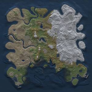 Thumbnail Rust Map: Procedural Map, Size: 4500, Seed: 1789098629, 19 Monuments