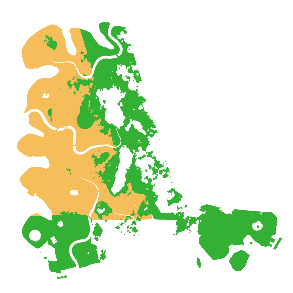 Biome Rust Map: Procedural Map, Size: 4500, Seed: 1789098629
