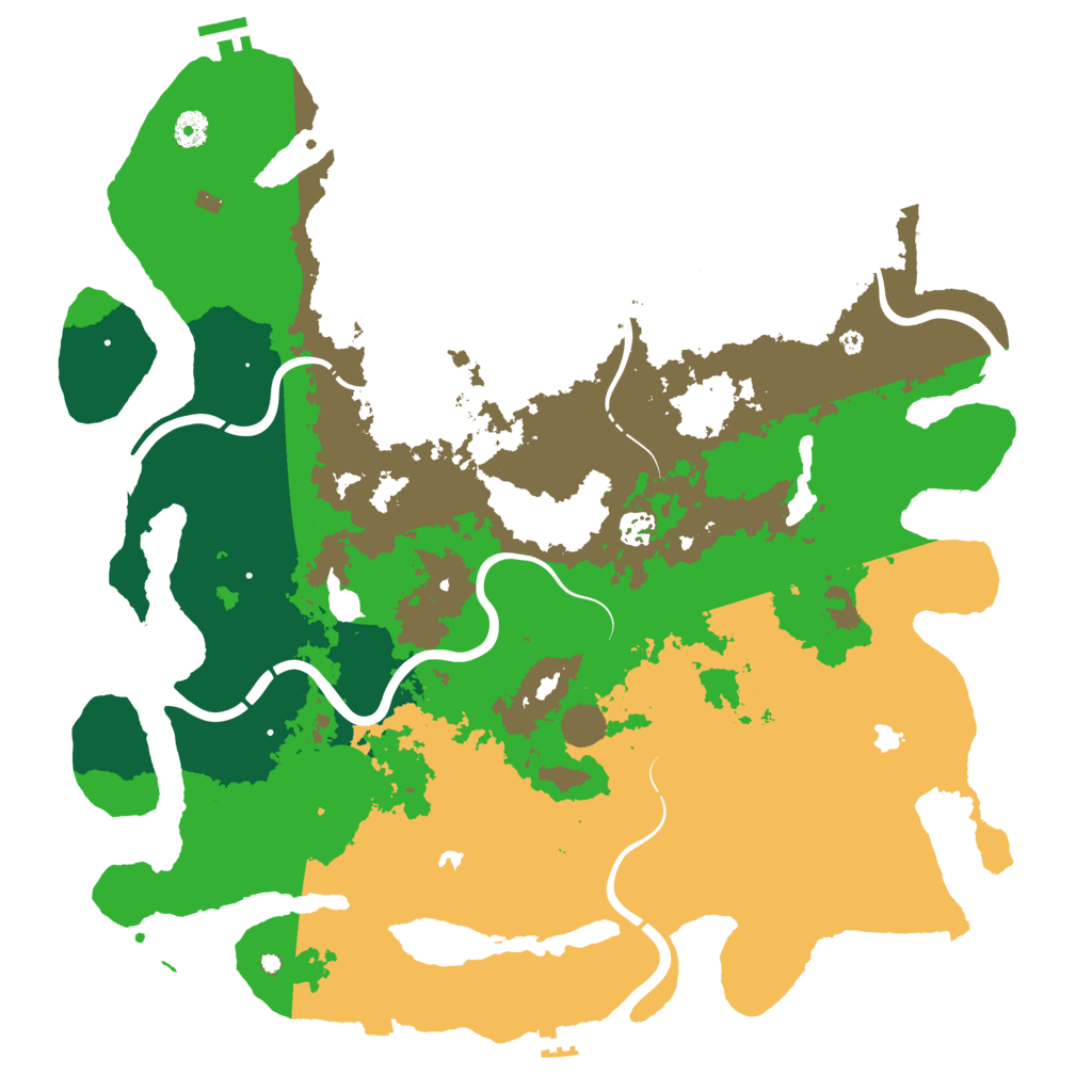 Biome Rust Map: Procedural Map, Size: 4500, Seed: 1876341898