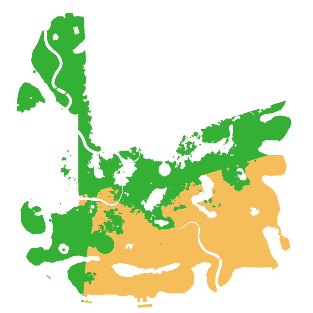 Biome Rust Map: Procedural Map, Size: 4500, Seed: 1876341898