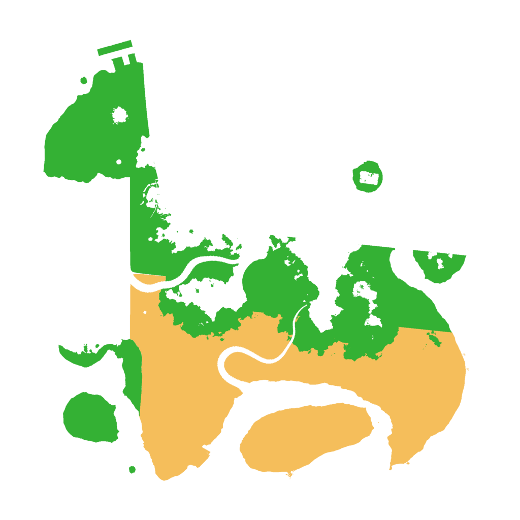 Biome Rust Map: Procedural Map, Size: 3000, Seed: 1792594452