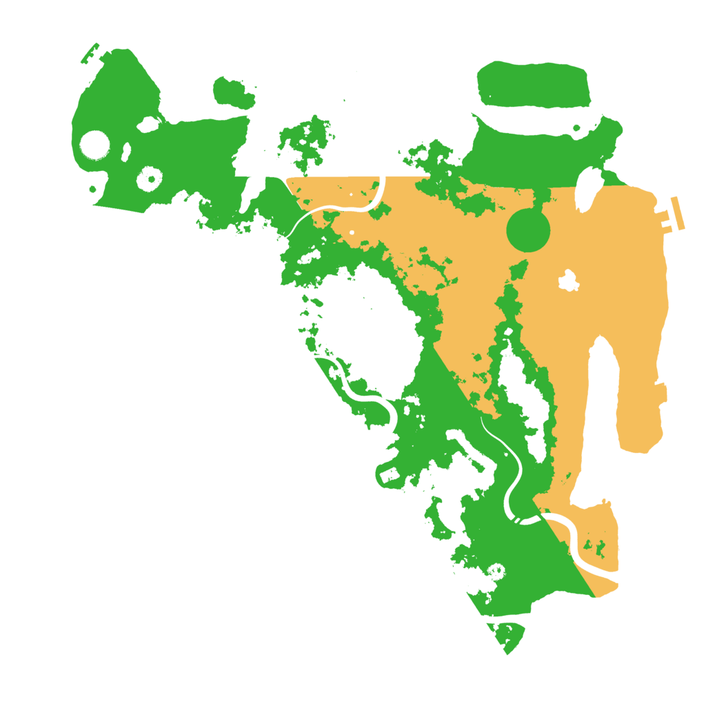 Biome Rust Map: Procedural Map, Size: 4250, Seed: 1198439504