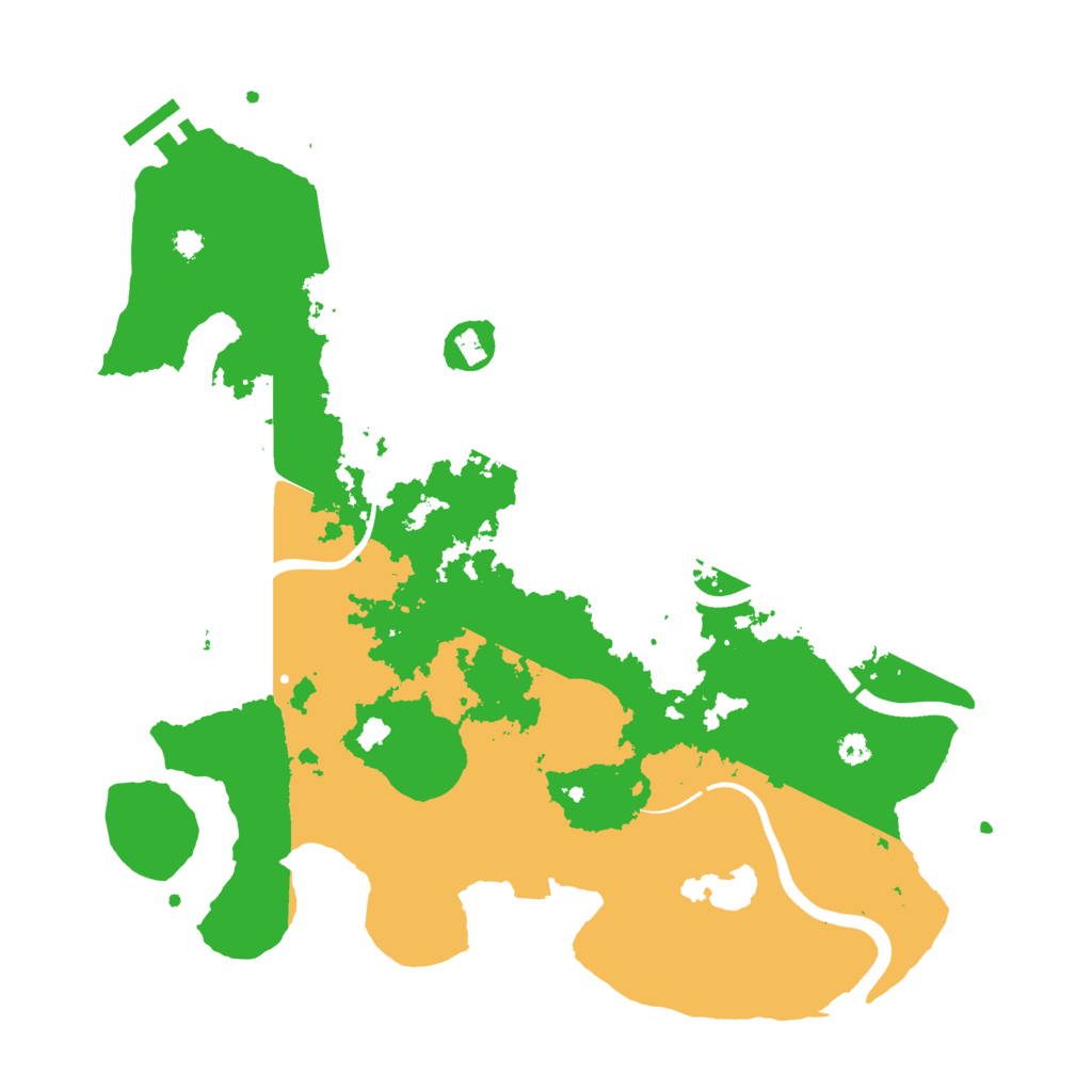 Biome Rust Map: Procedural Map, Size: 3500, Seed: 329685241