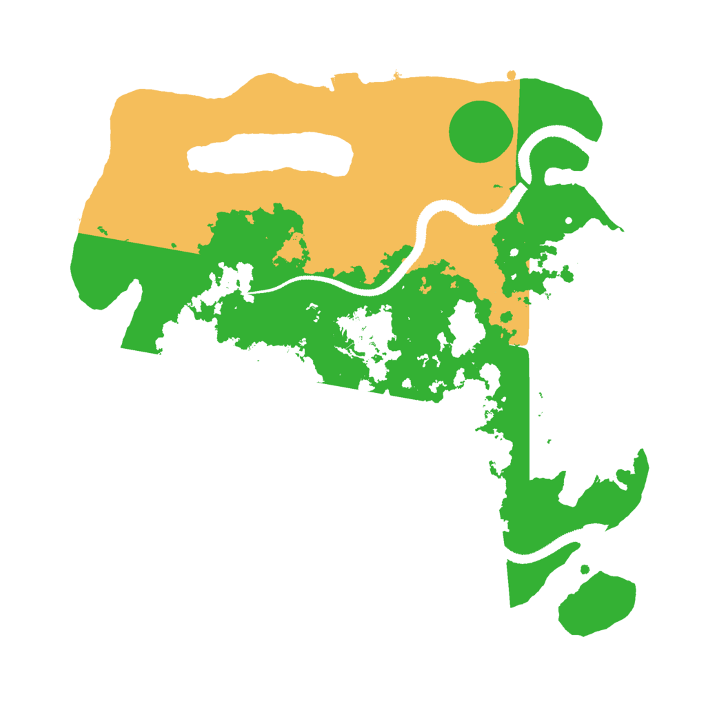 Biome Rust Map: Procedural Map, Size: 3000, Seed: 2026420747