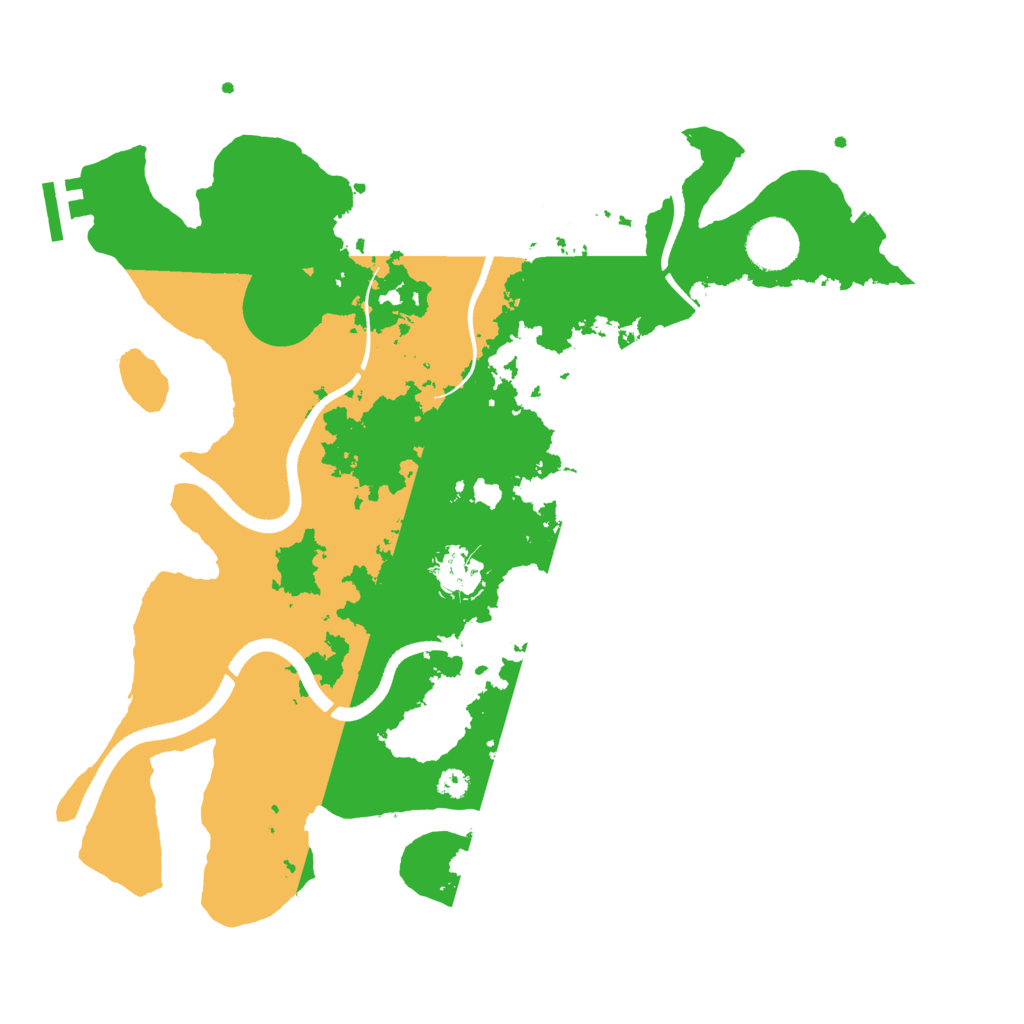 Biome Rust Map: Procedural Map, Size: 3500, Seed: 358135089