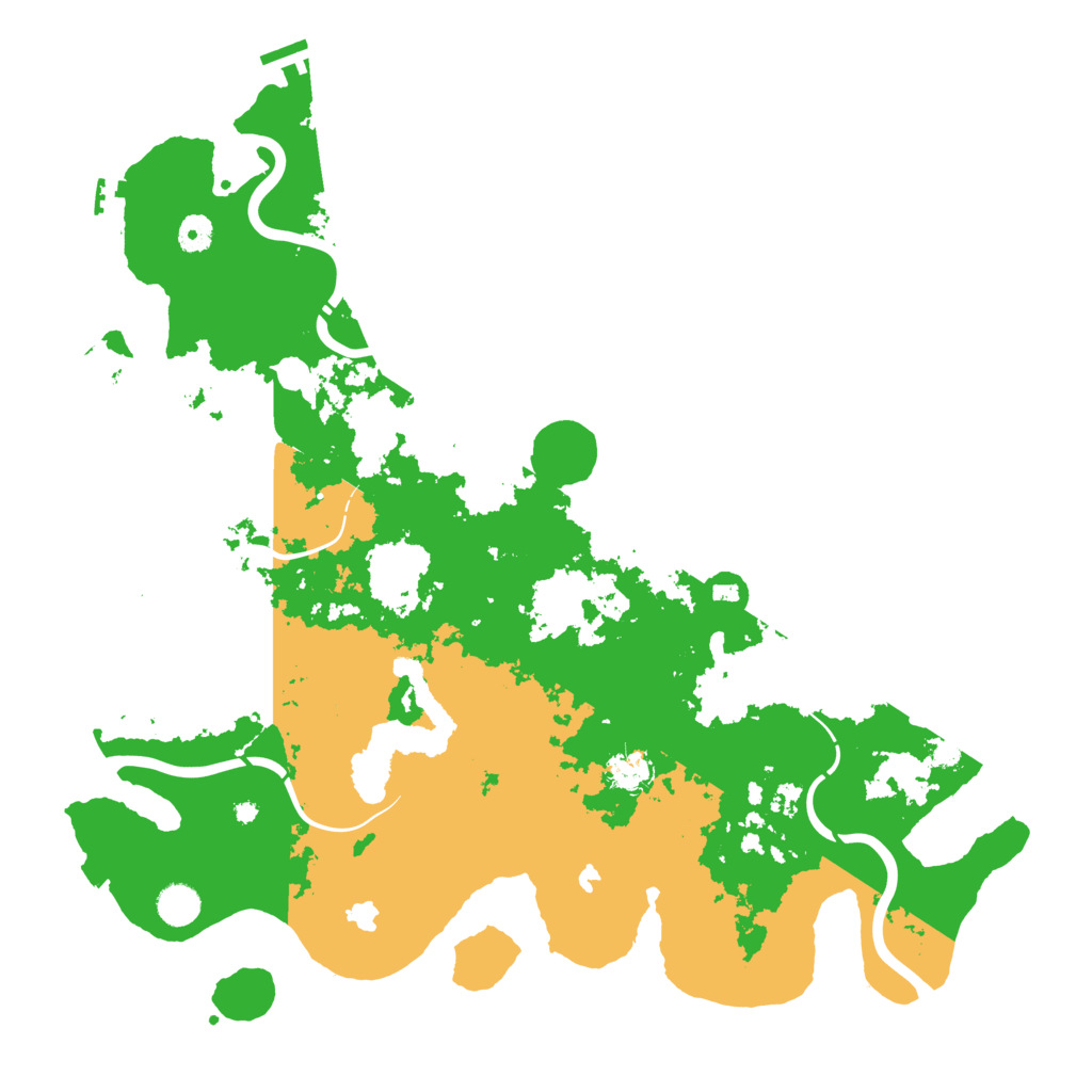 Biome Rust Map: Procedural Map, Size: 4500, Seed: 1936918370