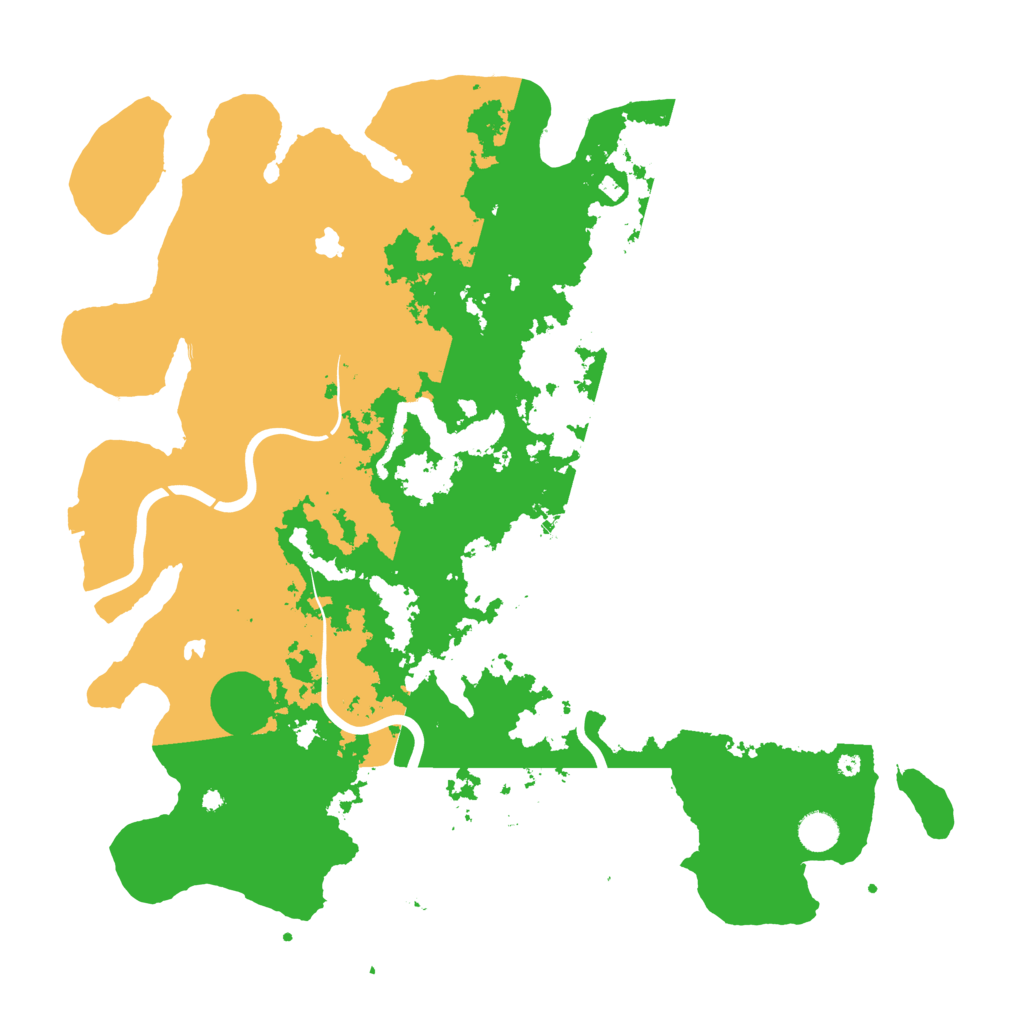 Biome Rust Map: Procedural Map, Size: 4500, Seed: 1691846064