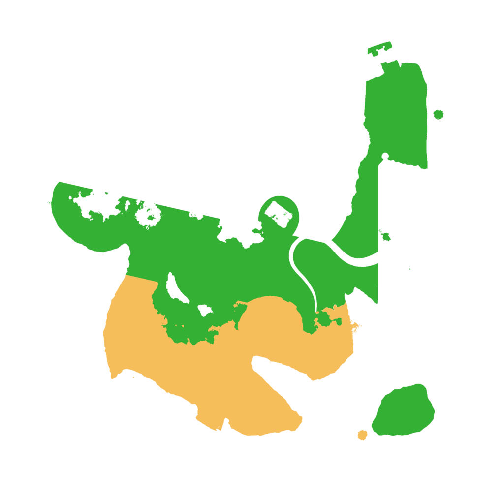 Biome Rust Map: Procedural Map, Size: 2100, Seed: 2187888