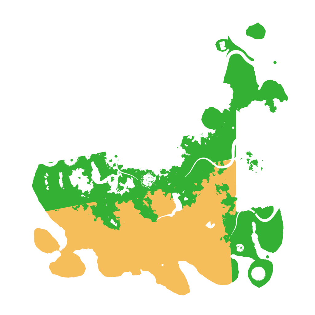 Biome Rust Map: Procedural Map, Size: 4000, Seed: 79058