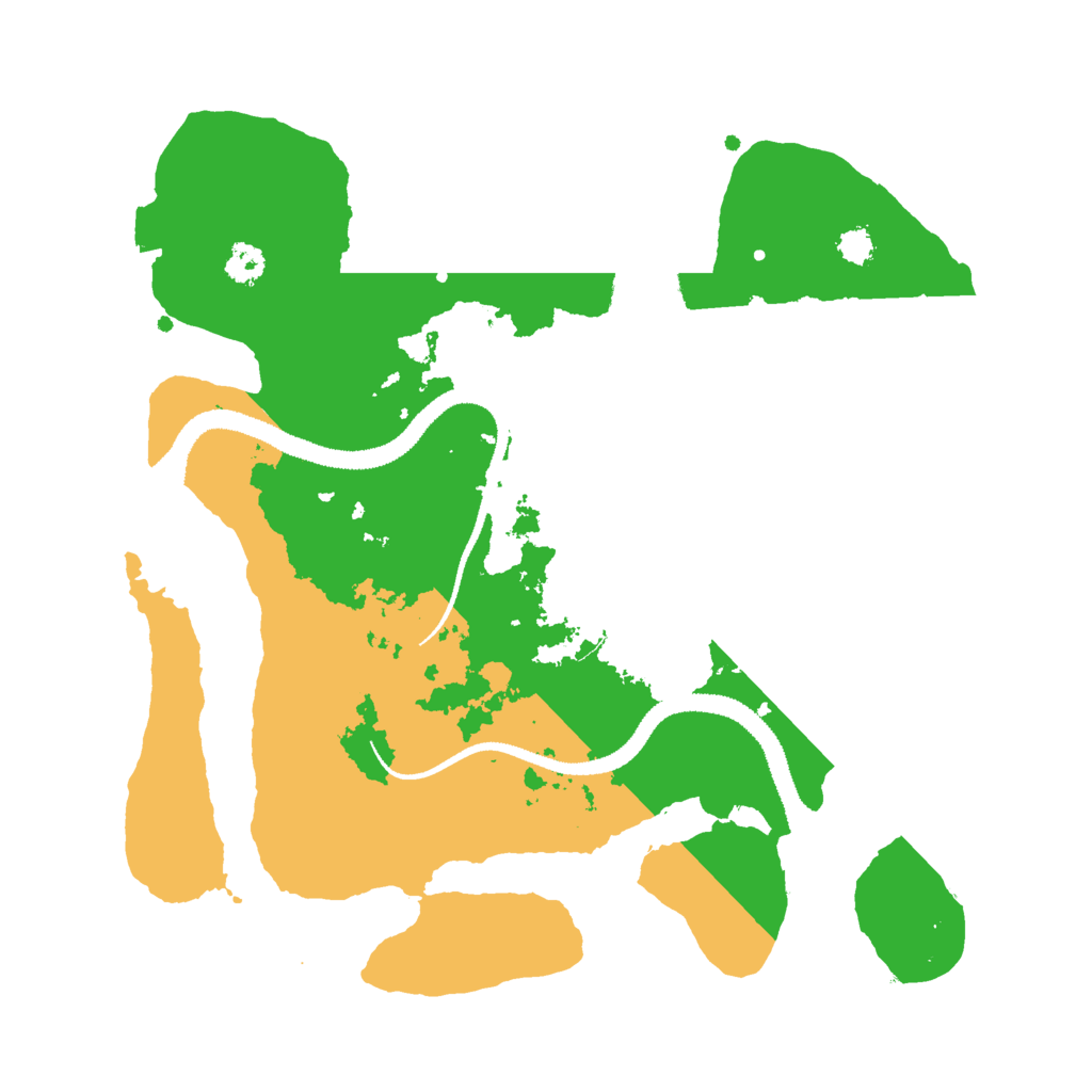 Biome Rust Map: Procedural Map, Size: 2800, Seed: 1513692934