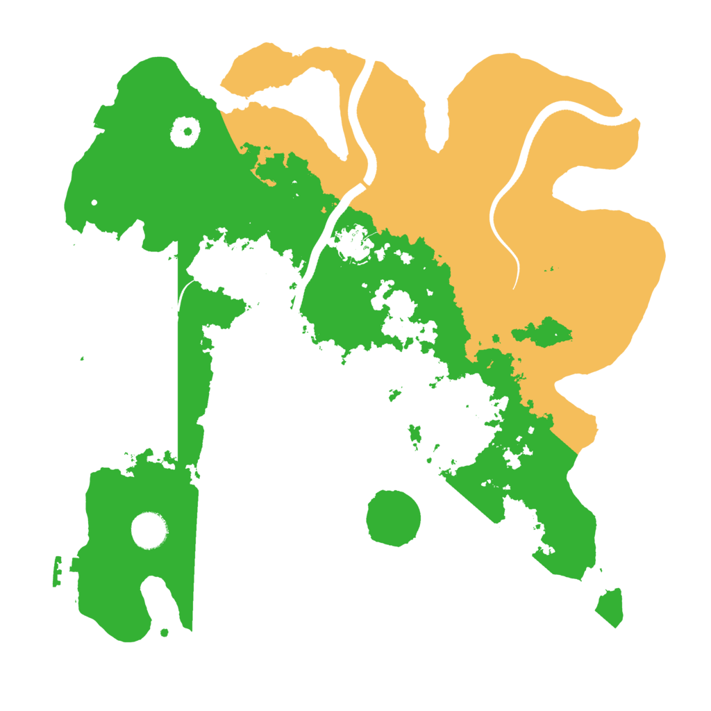 Biome Rust Map: Procedural Map, Size: 3500, Seed: 227769254
