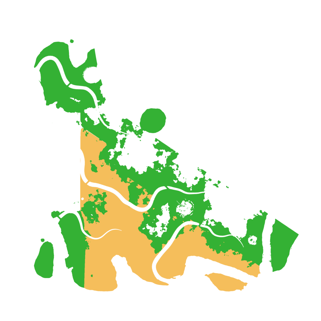 Biome Rust Map: Procedural Map, Size: 3500, Seed: 23000