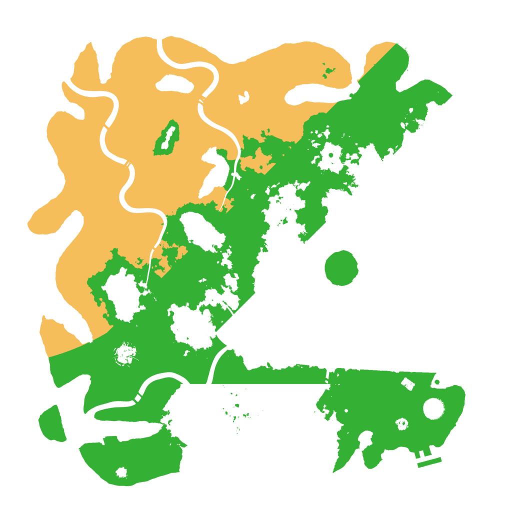 Biome Rust Map: Procedural Map, Size: 4250, Seed: 1101219544