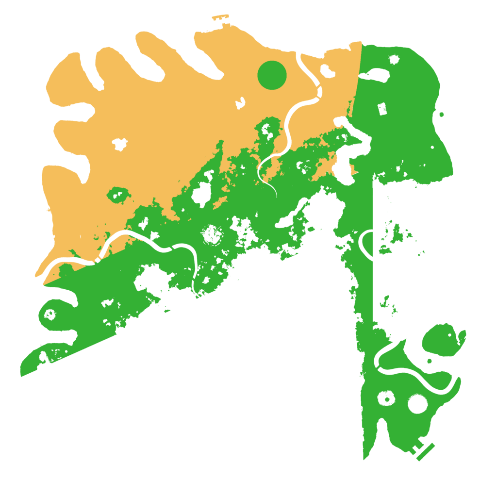Biome Rust Map: Procedural Map, Size: 4500, Seed: 5003006