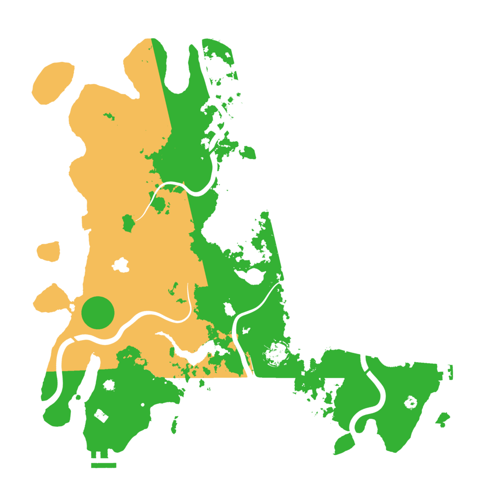 Biome Rust Map: Procedural Map, Size: 4050, Seed: 1799857426