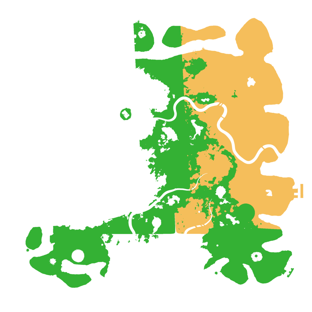 Biome Rust Map: Procedural Map, Size: 4500, Seed: 276451070